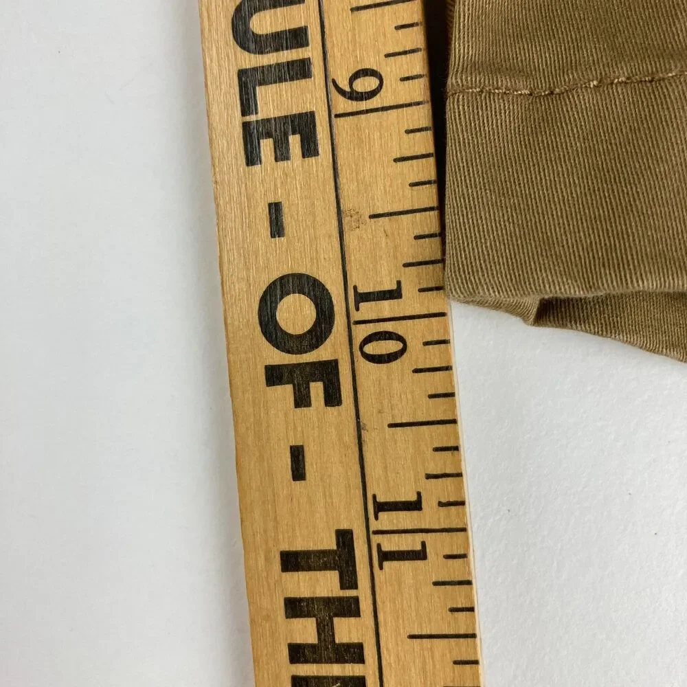 Hollister Advanced Stretch Jogger Shorts Mens XL Tan Drawstring 10